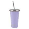 Oasis Stainless Steel Insulated Smoothie Tumbler with Straw 500ML - Lilac