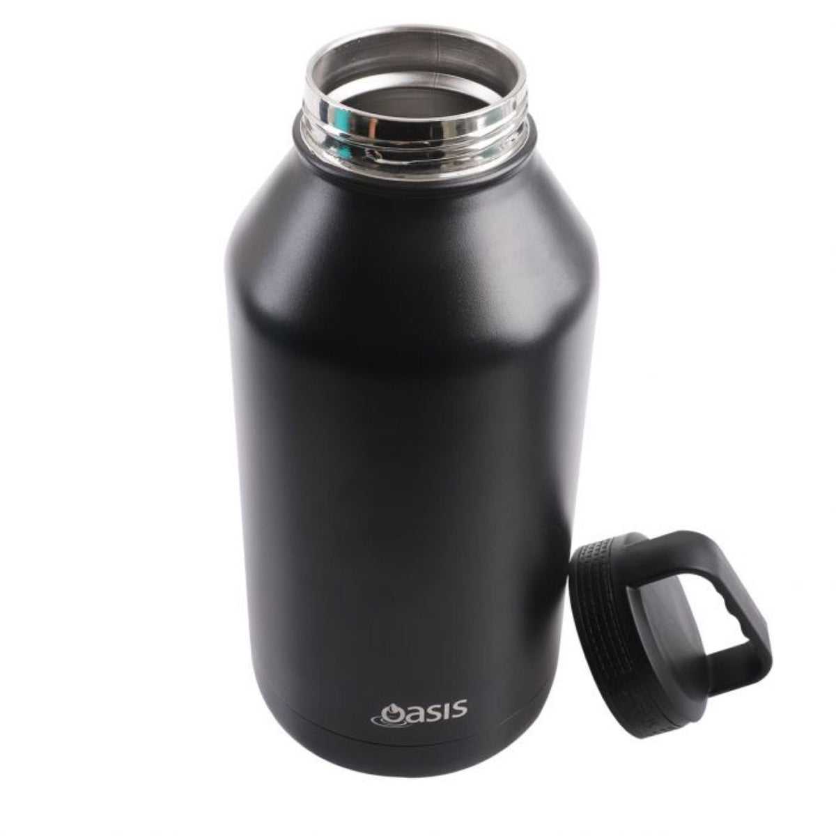 Oasis Stainless Steel Insulated Titan Water Bottle 1.9L - Black