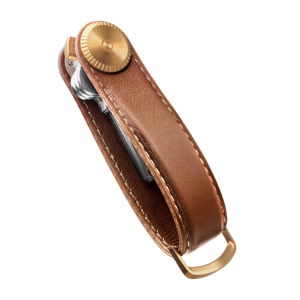 Orbitkey Leather Key Organiser Pro (Ceder)