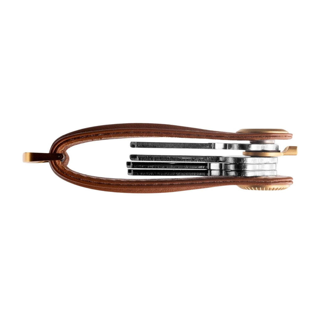Orbitkey Leather Key Organiser Pro (Ceder)