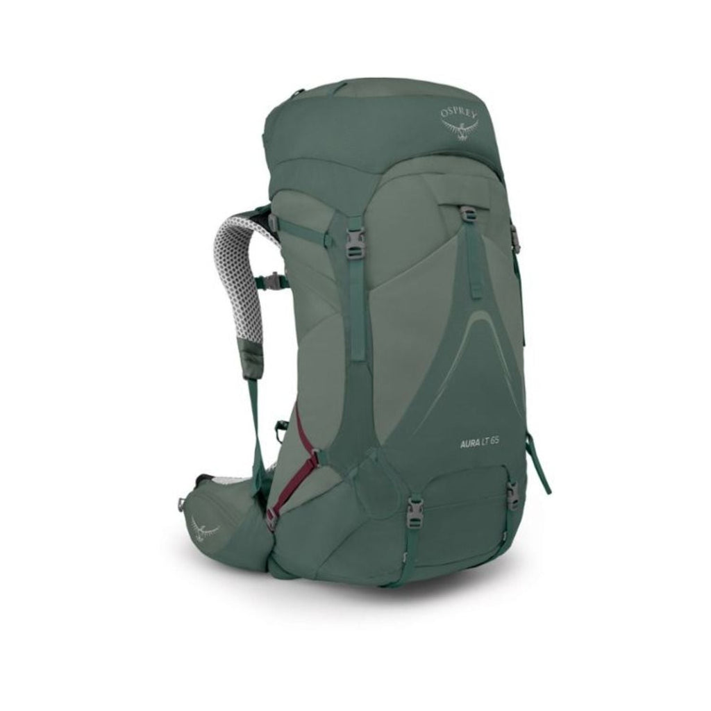 Osprey Aura AG LT 65 Backpack XS/S - Koseret/Darjeeling Spring Green - Women's Backpacking