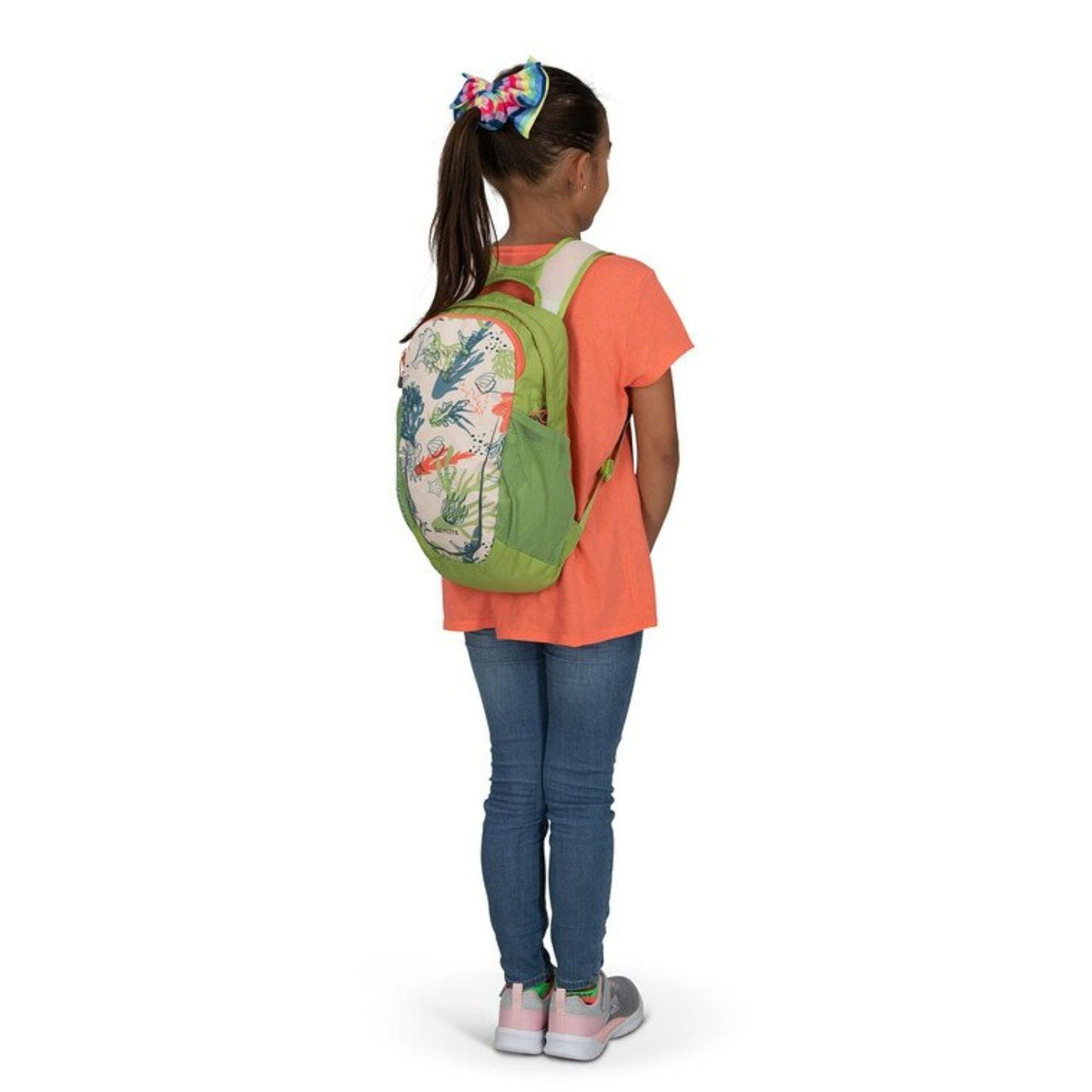 Osprey Daylite Kids 10L Backpack - Kid's Everyday (4-12 Y/O) (Coral Life Print Green)