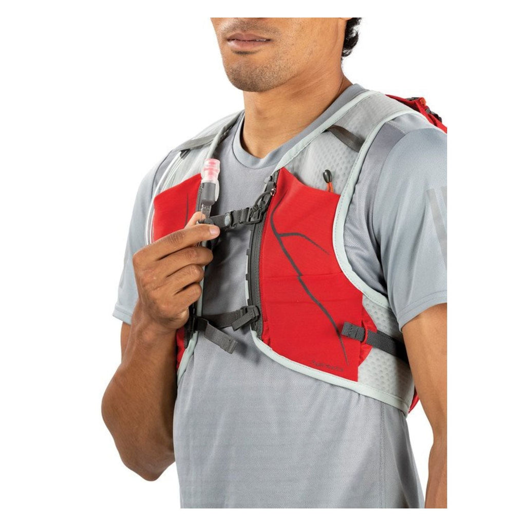 Osprey Duro 6 Hydration Pack with Reservoir - Medium/Large - Men's Trail Running - Hydration (Phoenix Red)