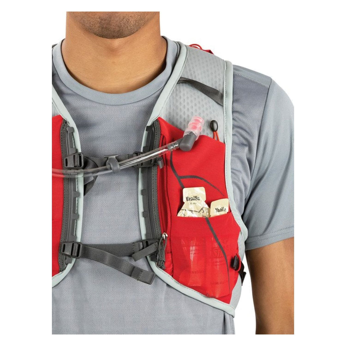 Osprey Duro 6 Hydration Pack with Reservoir - Medium/Large - Men's Trail Running - Hydration (Phoenix Red)