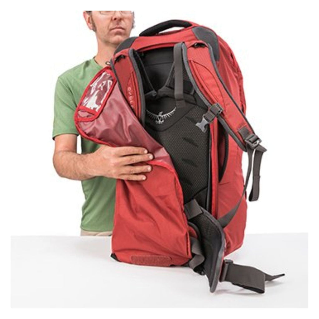 Osprey Farpoint Travel Pack 55 Backpack - Medium/Large - Men's Travel - Trekking (Jasper Red)