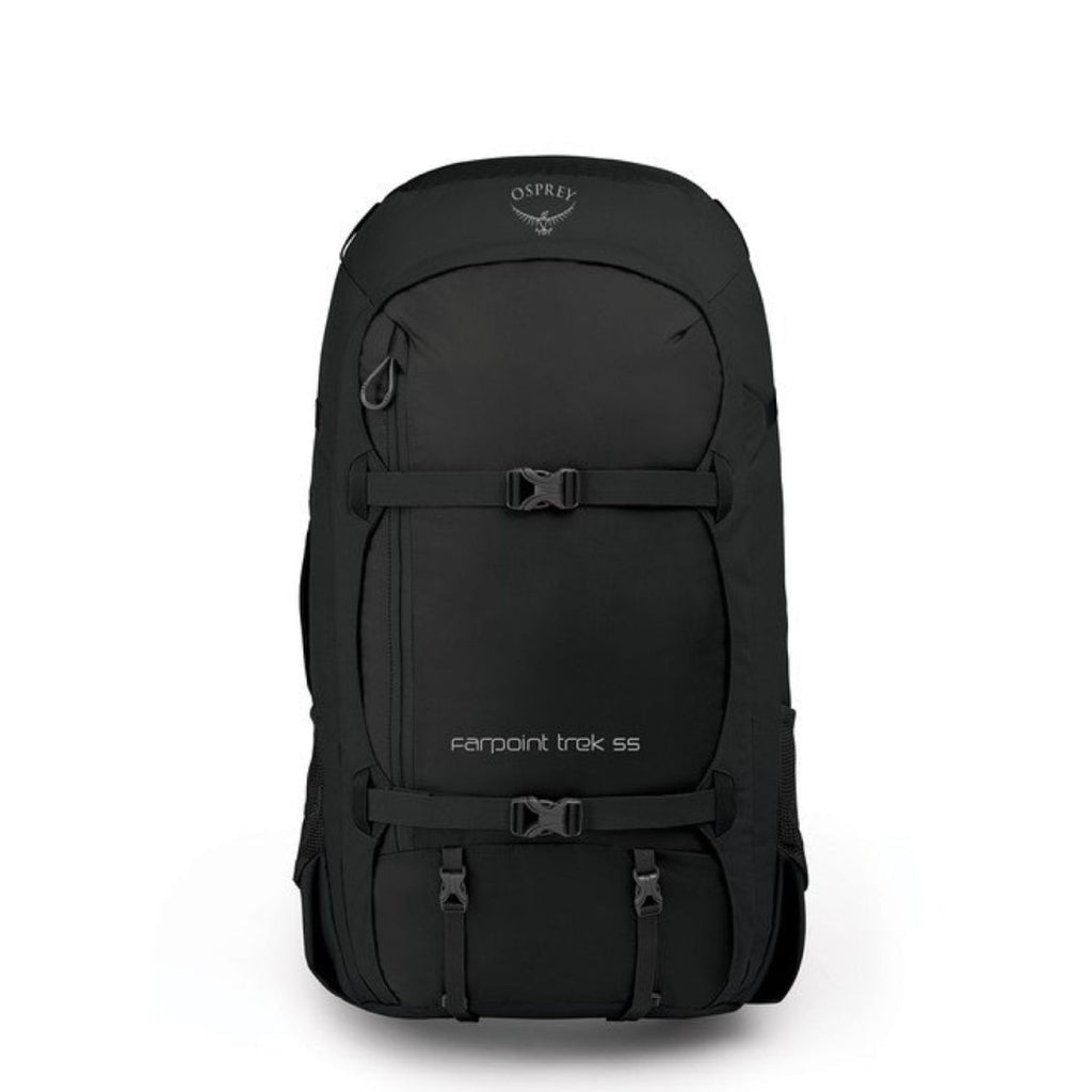 Osprey Farpoint Trek Travel Pack 55 Backpack - Men's Travel Pack - Backpacking (Black)
