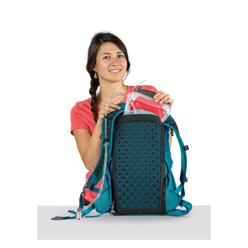 Osprey Skimmer 16 Backpack with Reservoir - Women's Hiking - Hydration (Sapphire Blue)