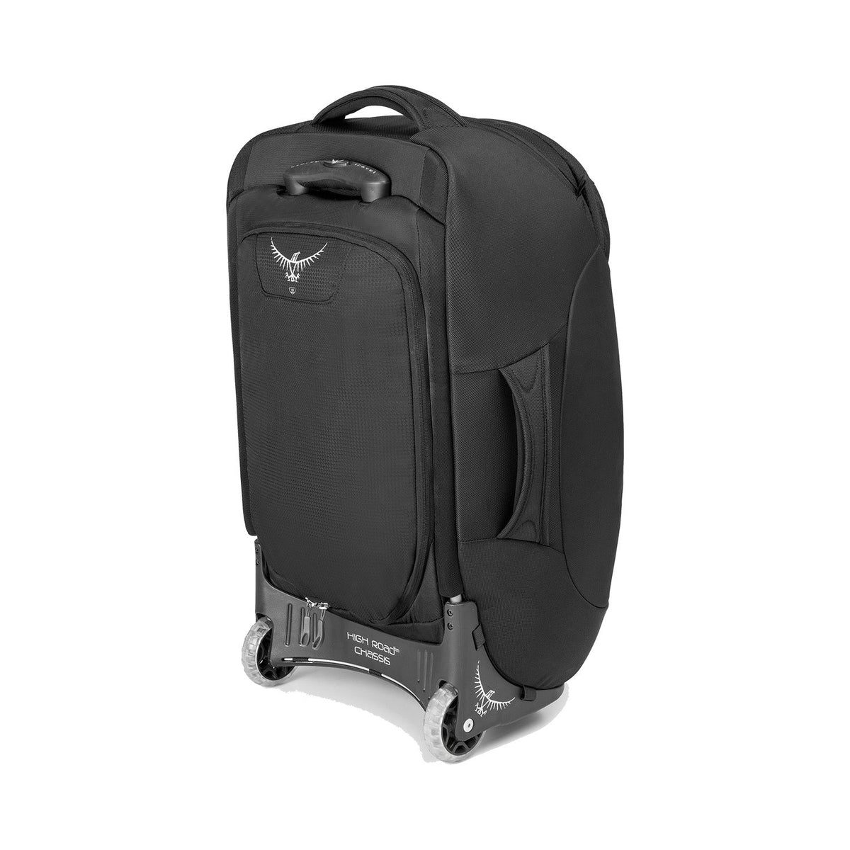 Osprey Sojourn Wheeled Travel Pack 60L/25" - Travel - Convertible Luggage to Backpack (Flash Black)