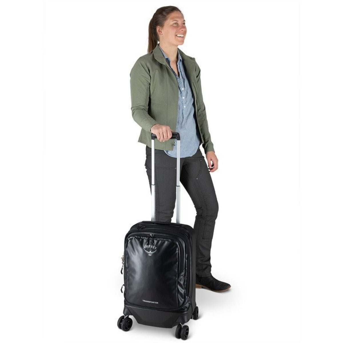Osprey Transporter 4 Wheeled Hardside Hybrid 22"/36L - Black