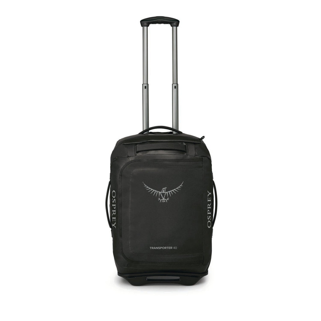 Osprey Transporter Wheeled Carry-On Duffel 40 - Travel Gear Hauler (Black V2)