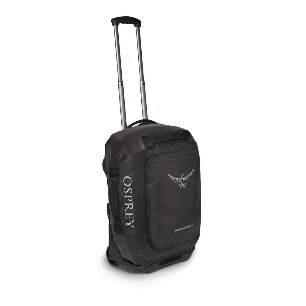 Osprey Transporter Wheeled Carry-On Duffel 40 - Travel Gear Hauler (Black V2)