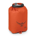 Osprey Ultralight Drysack 12L - Waterproof Storage - Non-Submersible (Poppy Orange)