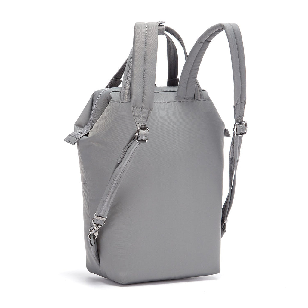Pacsafe Citysafe CX Anti-Theft Mini Backpack (Econyl Gravity Gray)