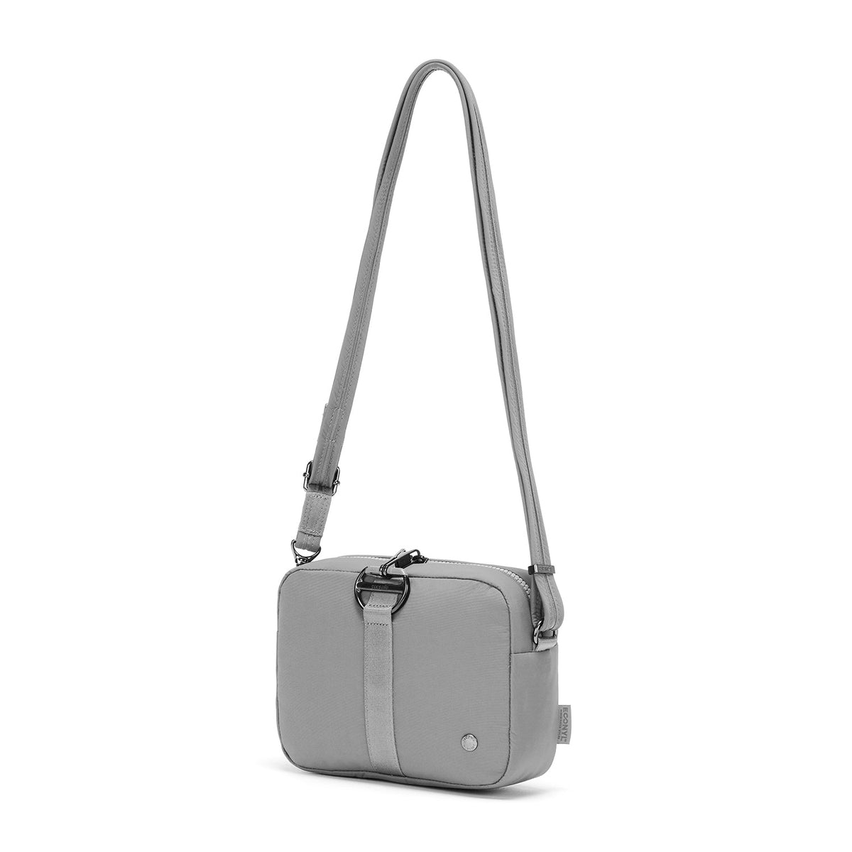 Pacsafe Citysafe CX Anti-Theft Square Crossbody Bag (Econyl Gravity Gray)
