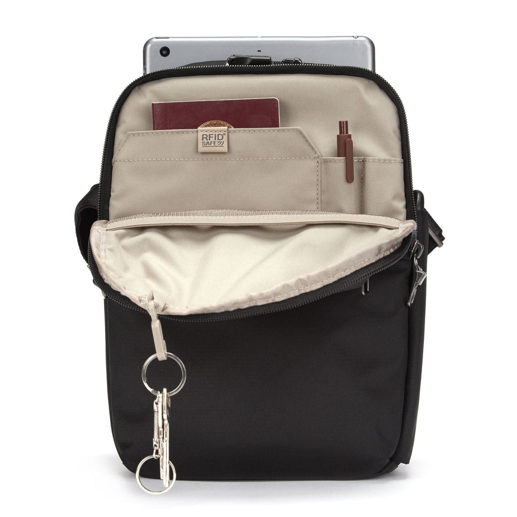 Pacsafe Metrosafe X Anti-Theft Vertical Crossbody Bag (Black)