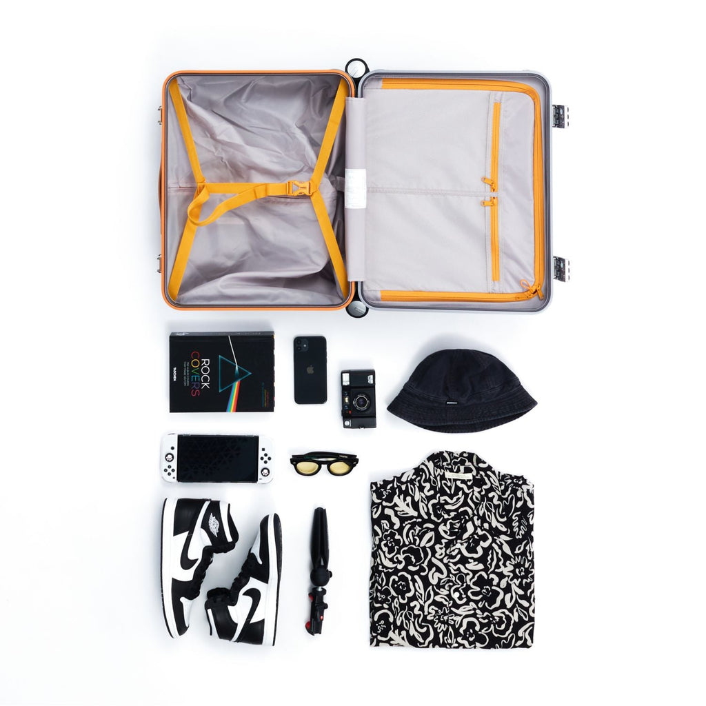 RAWROW R Trunk Aluminium 50L/20'' Carry On Luggage (Silver)