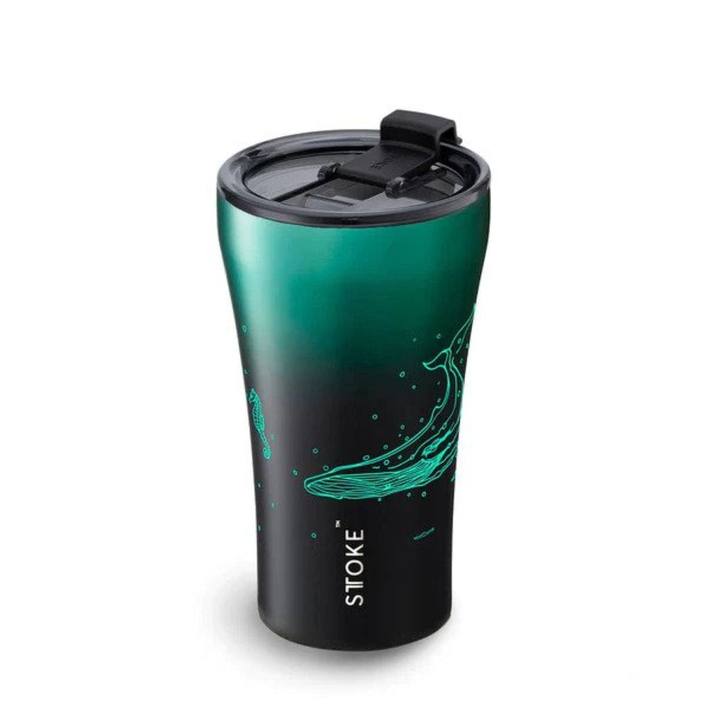 STTOKE Limited Edition Leakproof Ombre Ocean Insulated Cup 16oz - Whale