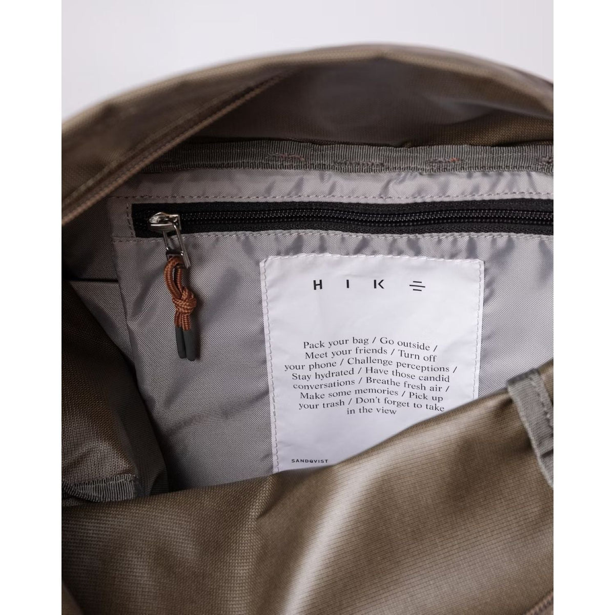 Sandqvist Forest Hike Backpack - Multi Brown