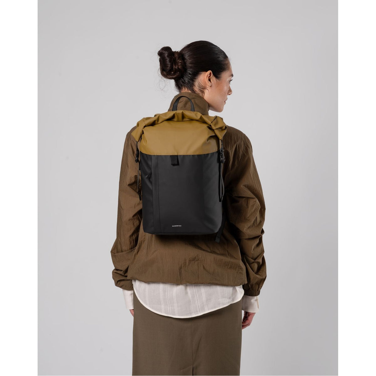 Sandqvist Konrad Backpack - Multi Marsh Yellow