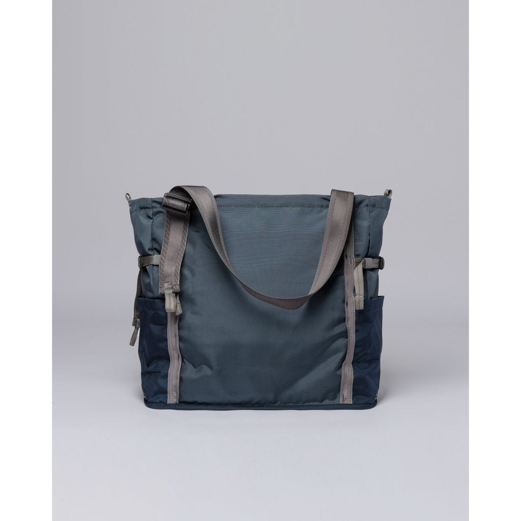 Sandqvist River Hike Tote Bag - Multi Steel Blue/Navy Blue