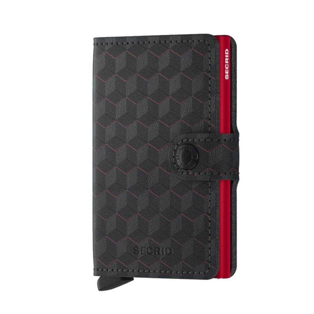 Secrid Miniwallet -  Optical Black-Red
