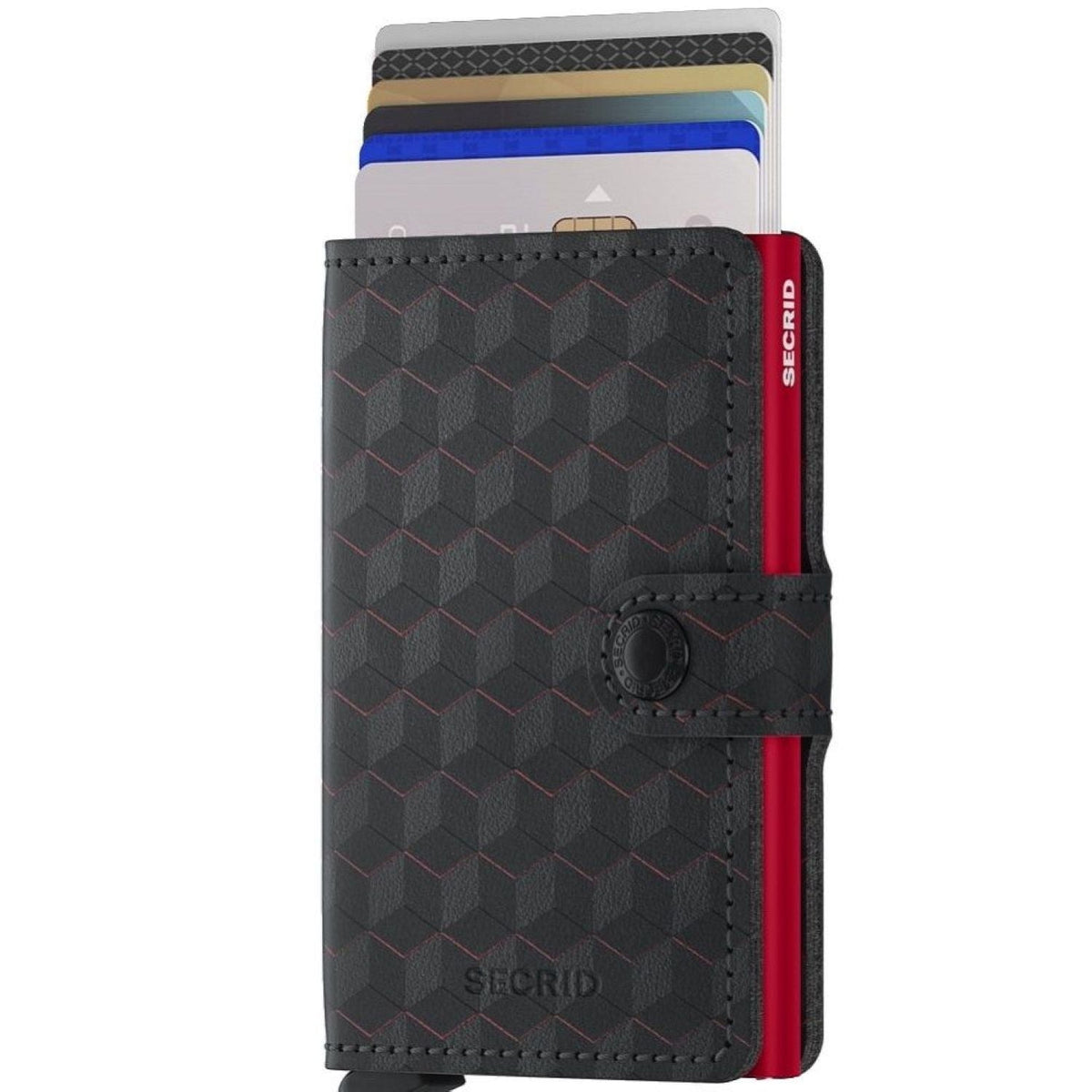 Secrid Miniwallet -  Optical Black-Red