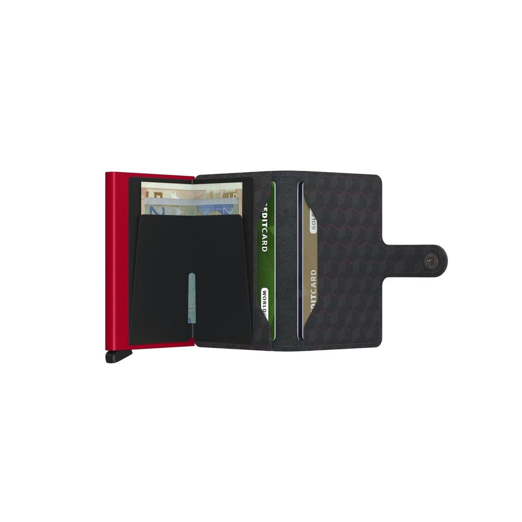 Secrid Miniwallet -  Optical Black-Red