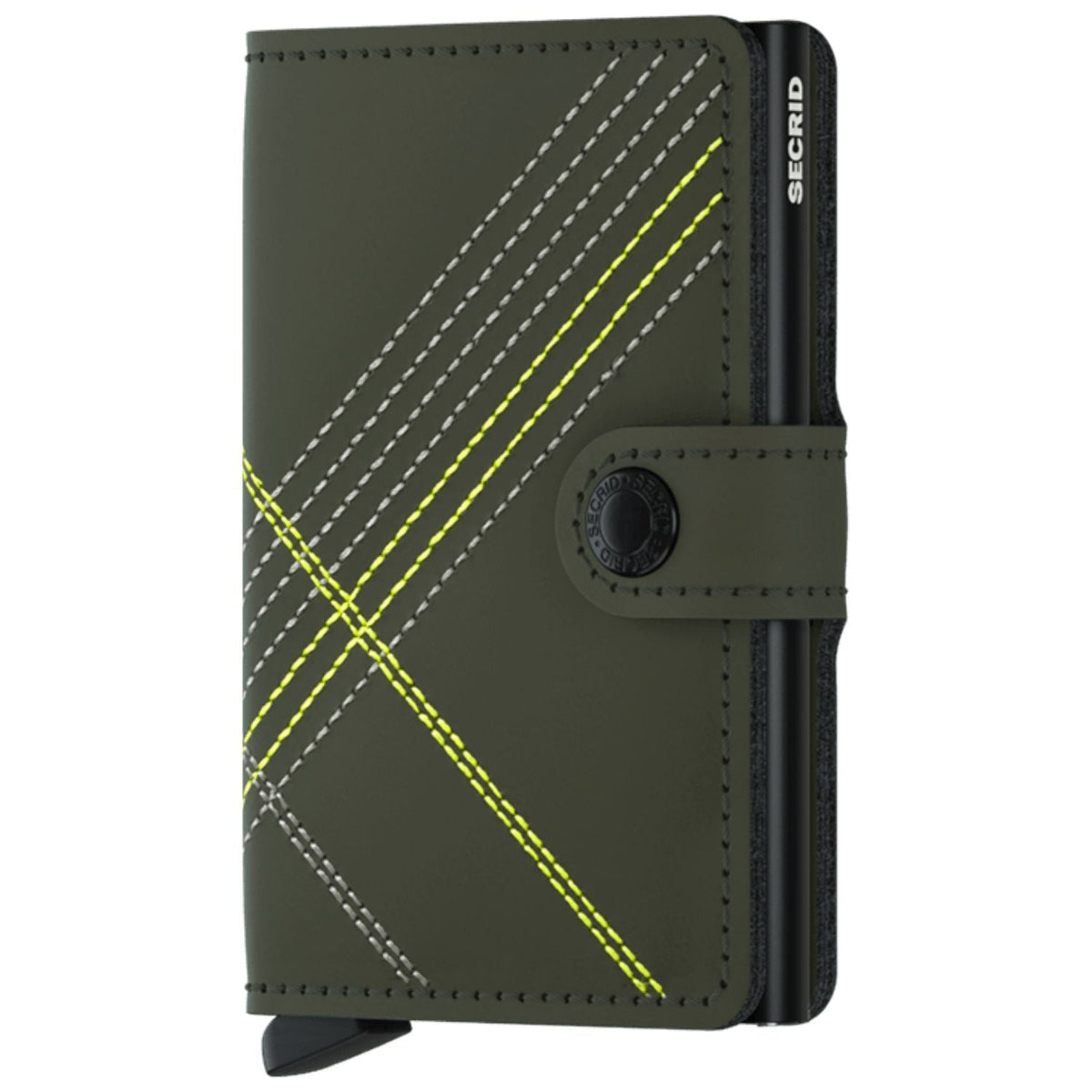 Secrid Miniwallet -  Stitch Linea Lime