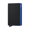 Secrid Slimwallet - Matte Black & Blue