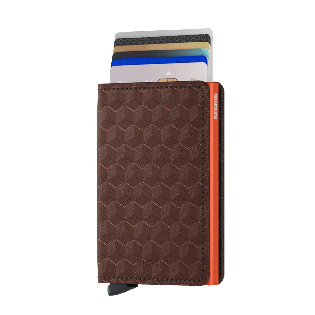 Secrid Slimwallet - Optical Brown-Orange