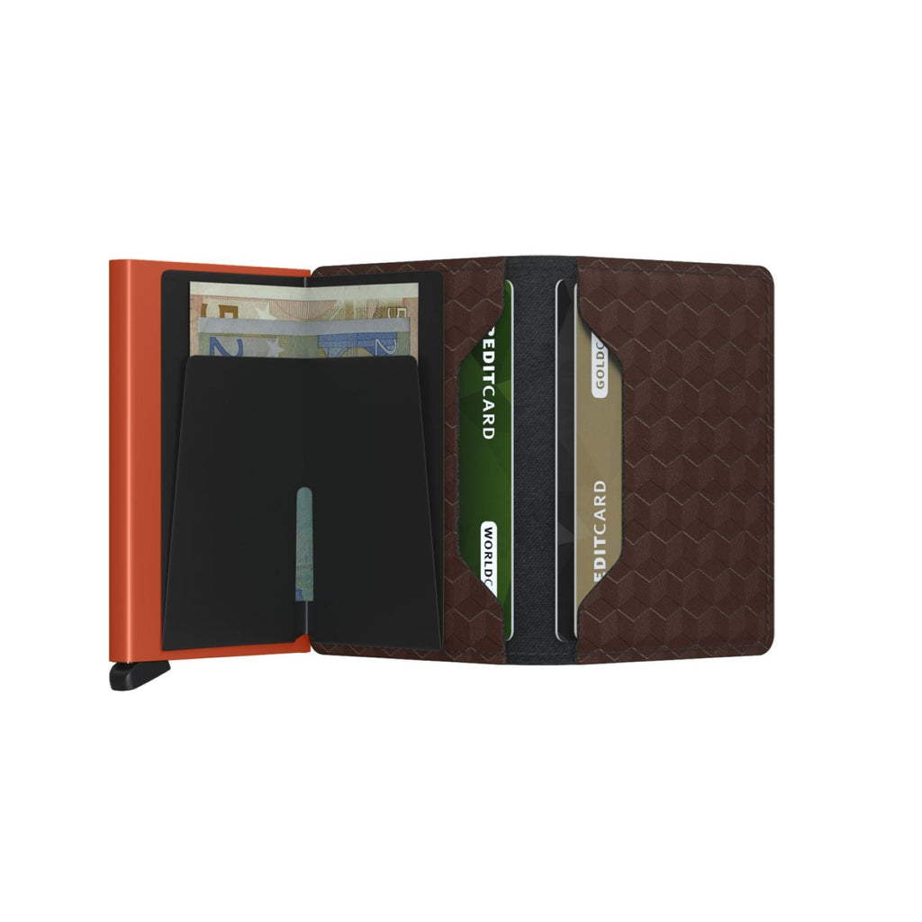 Secrid Slimwallet - Optical Brown-Orange