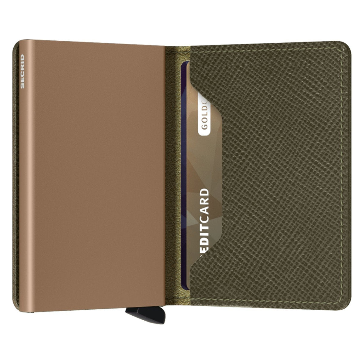 Secrid Slimwallet Saffiano - Olive