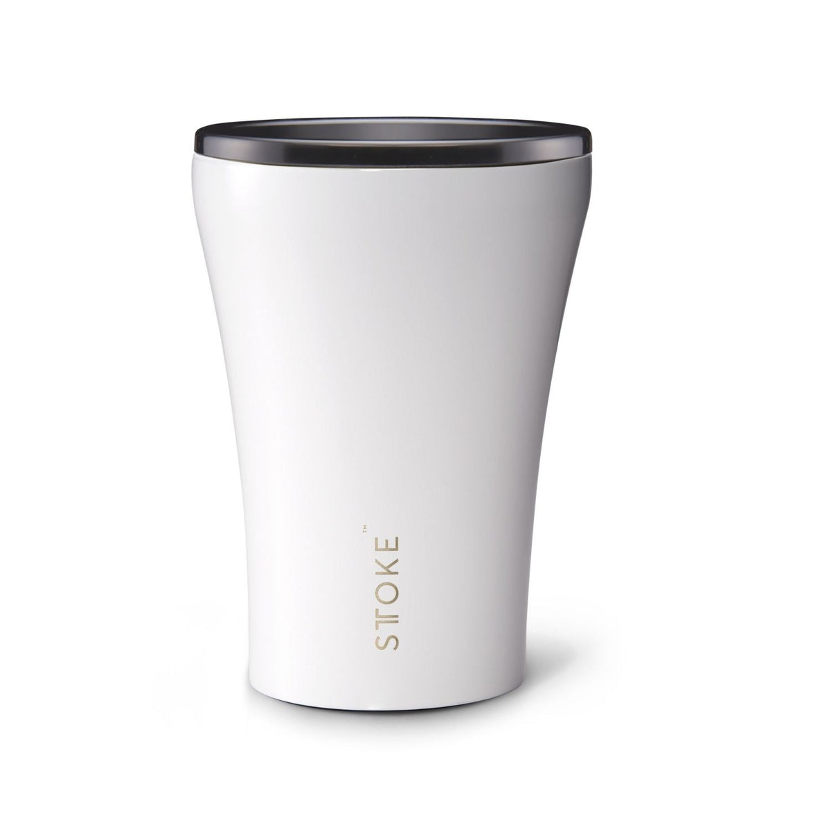 STTOKE Classic Insulated Ceramic Cup 8oz - Angel White