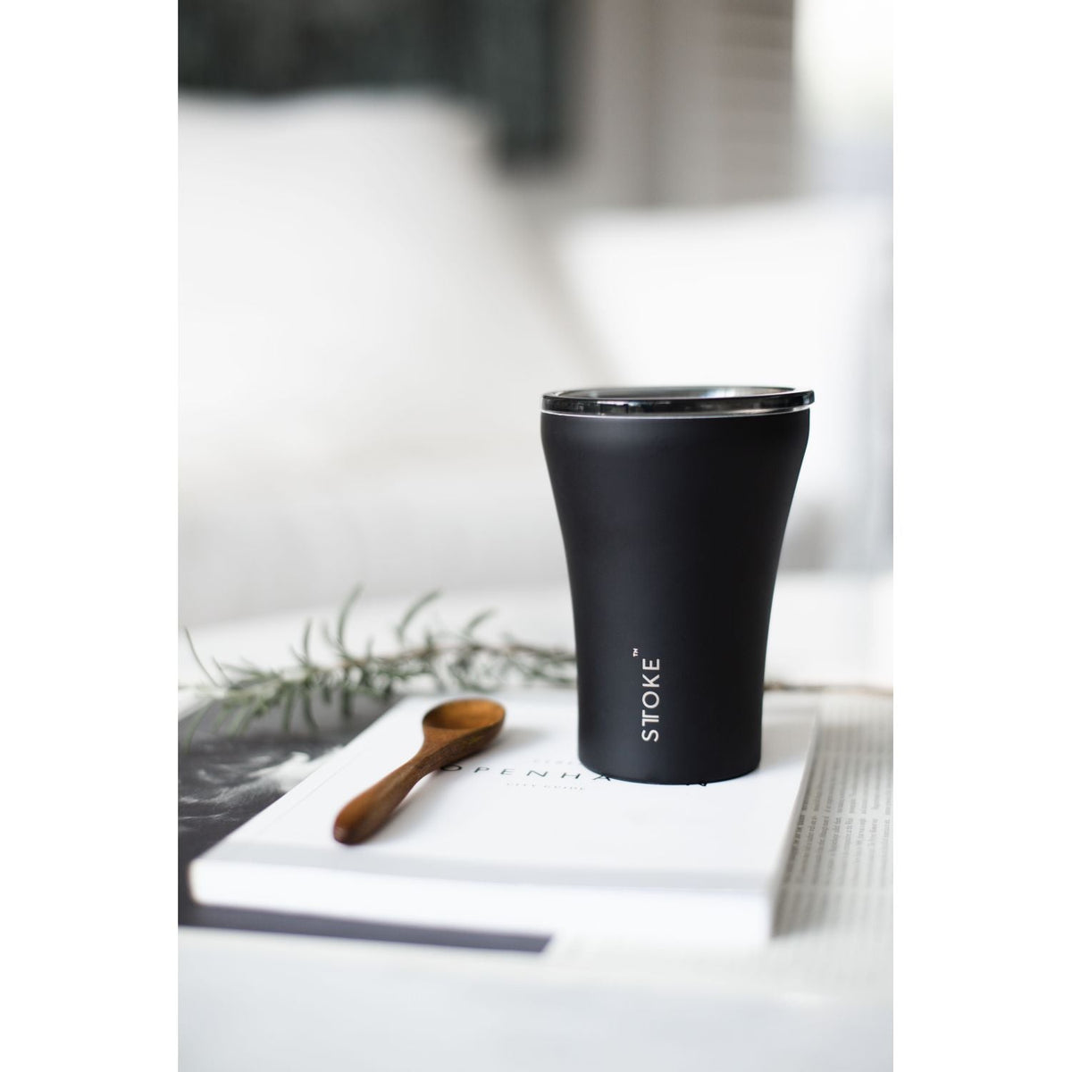 STTOKE Classic Insulated Ceramic Cup 8oz - Luxe Black