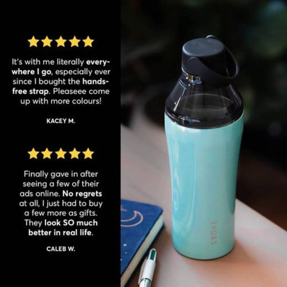 STTOKE Leakproof Ceramic Insulated Cup 16oz - Unicorn Yellow