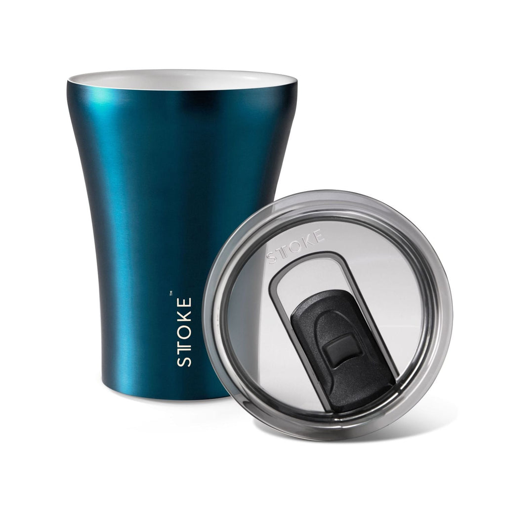 STTOKE Limited Edition Insulated Ceramic Cup 8oz - Steel Blue
