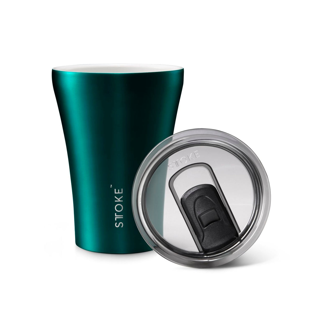 STTOKE X'mas Classic Insulated Ceramic Cup 8oz - Satin Green