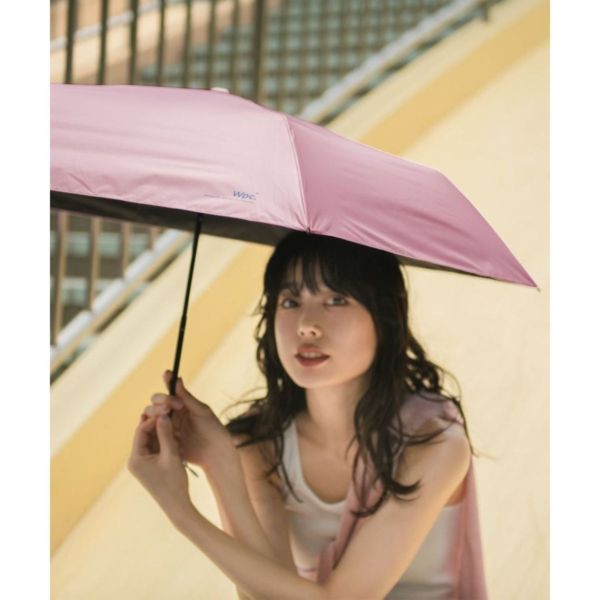 WPC Air Light Basic Folding Umbrella UV Protection 50cm (Pink)