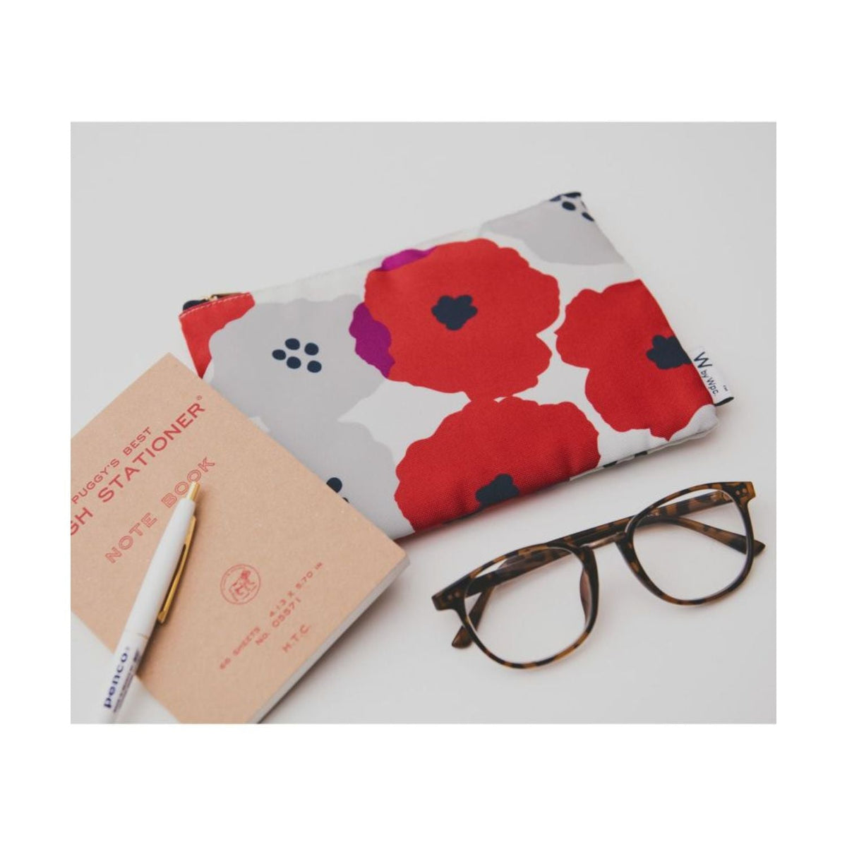 WPC Flat Pouch (Peony Red)