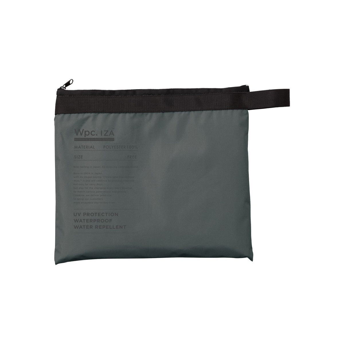 WPC IZA Rain Breaker Poncho Water Repellent One Size (Gray)