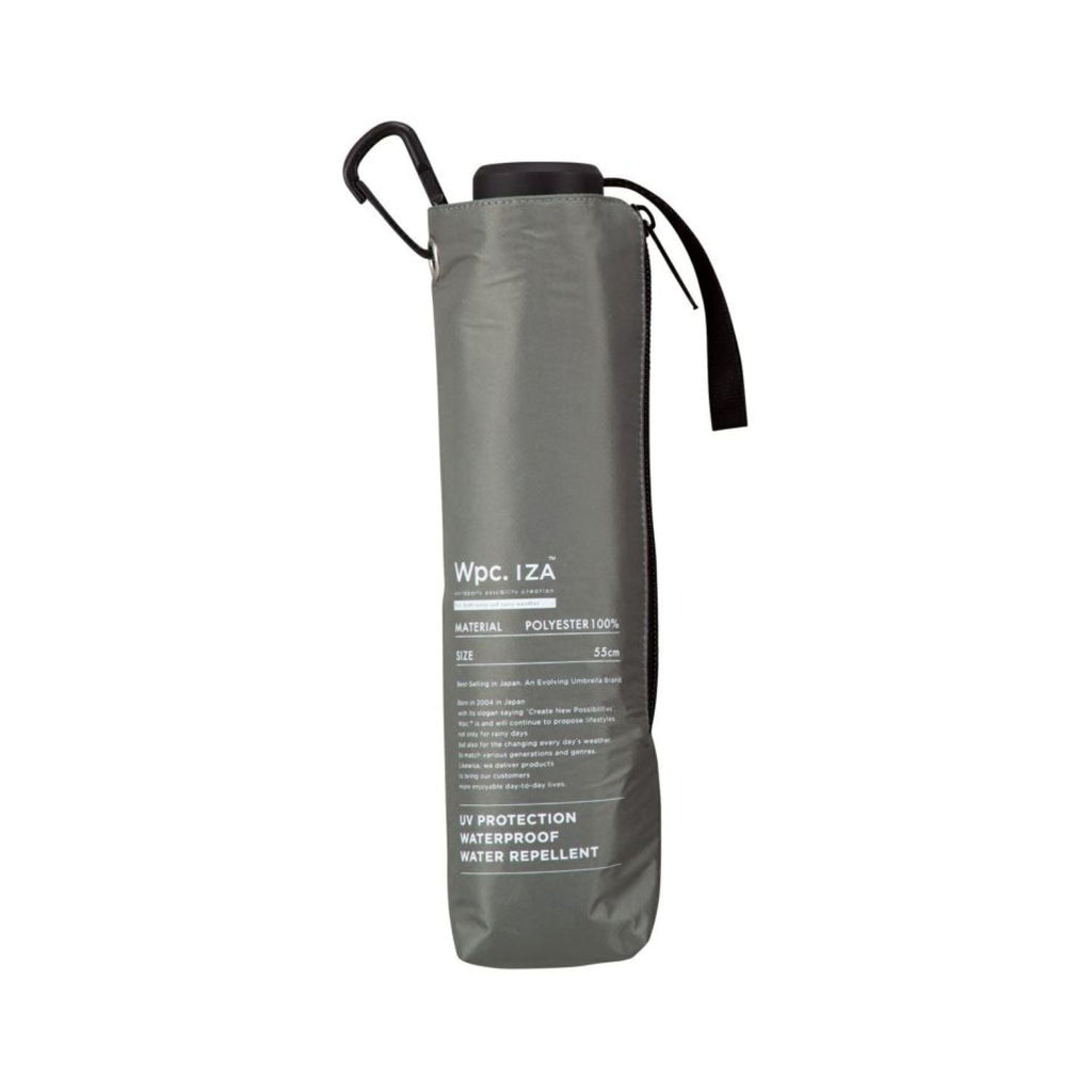 WPC IZA Wind Resistance UV Protection UPF 50+ Men's Umbrella 55cm (Grey)