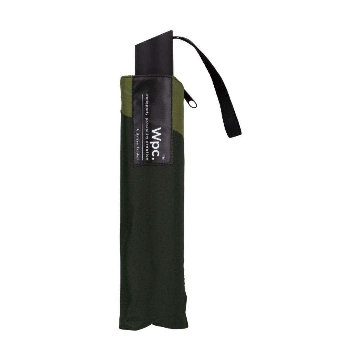 WPC UX Back Protect UV Protection Water Repellent Folding Umbrella 55cm (Black X Khaki)