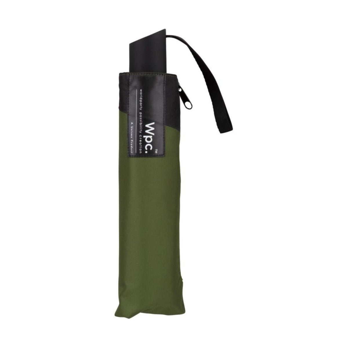 WPC UX Back Protect UV Protection Water Repellent Folding Umbrella 55cm (Khaki X Black)