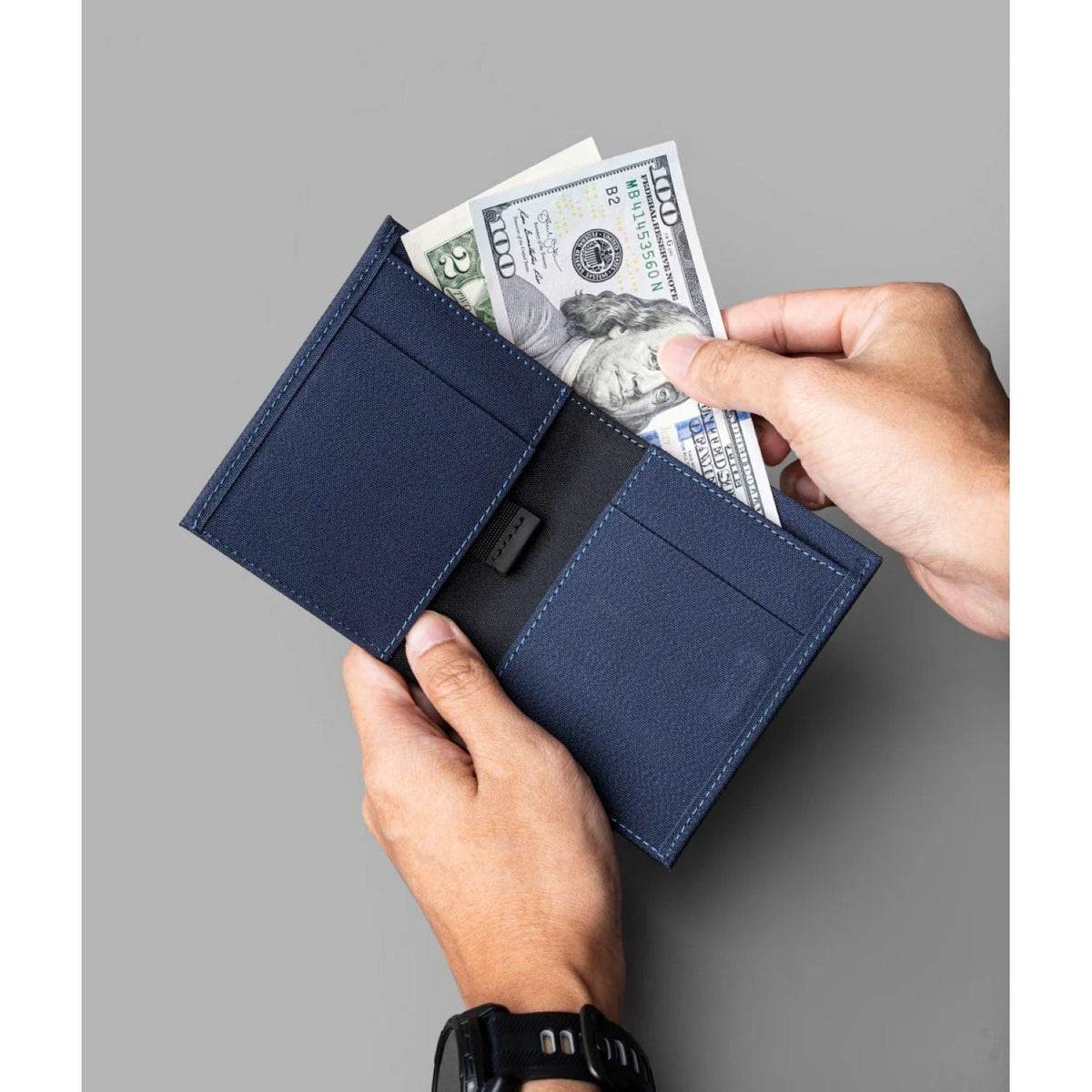 ALPAKA Bifold Cash Wallet Axoflux 300D (Blue)
