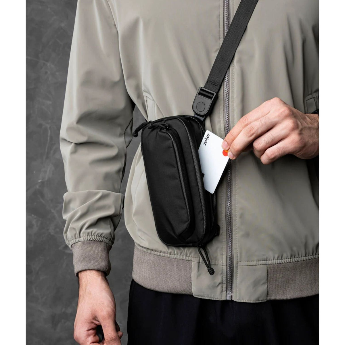 ALPAKA Bravo Passport Pouch Axoflux 210D (Black)