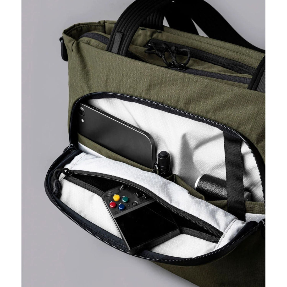 ALPAKA Bravo Tote V2 12L Axoflux 400D Ripstop Nylon (Green)