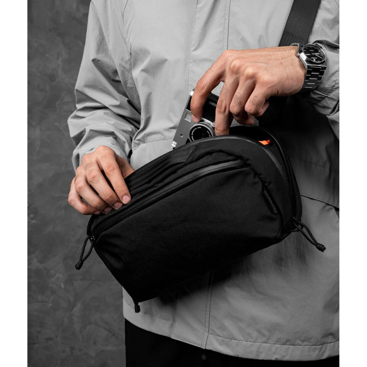 ALPAKA Eclipse Gaming Sling Axoflux 400D Washed Nylon (Black)