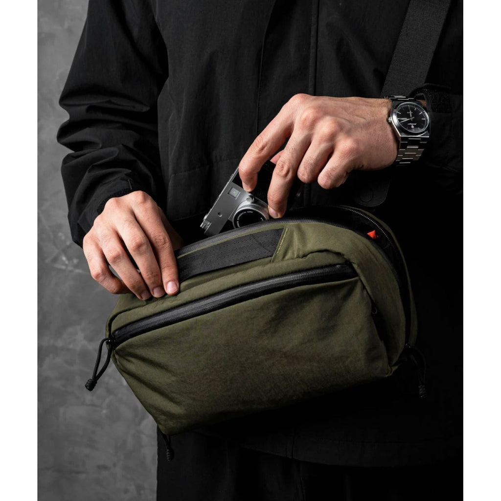ALPAKA Eclipse Gaming Sling Axoflux 400D Washed Nylon (Green)