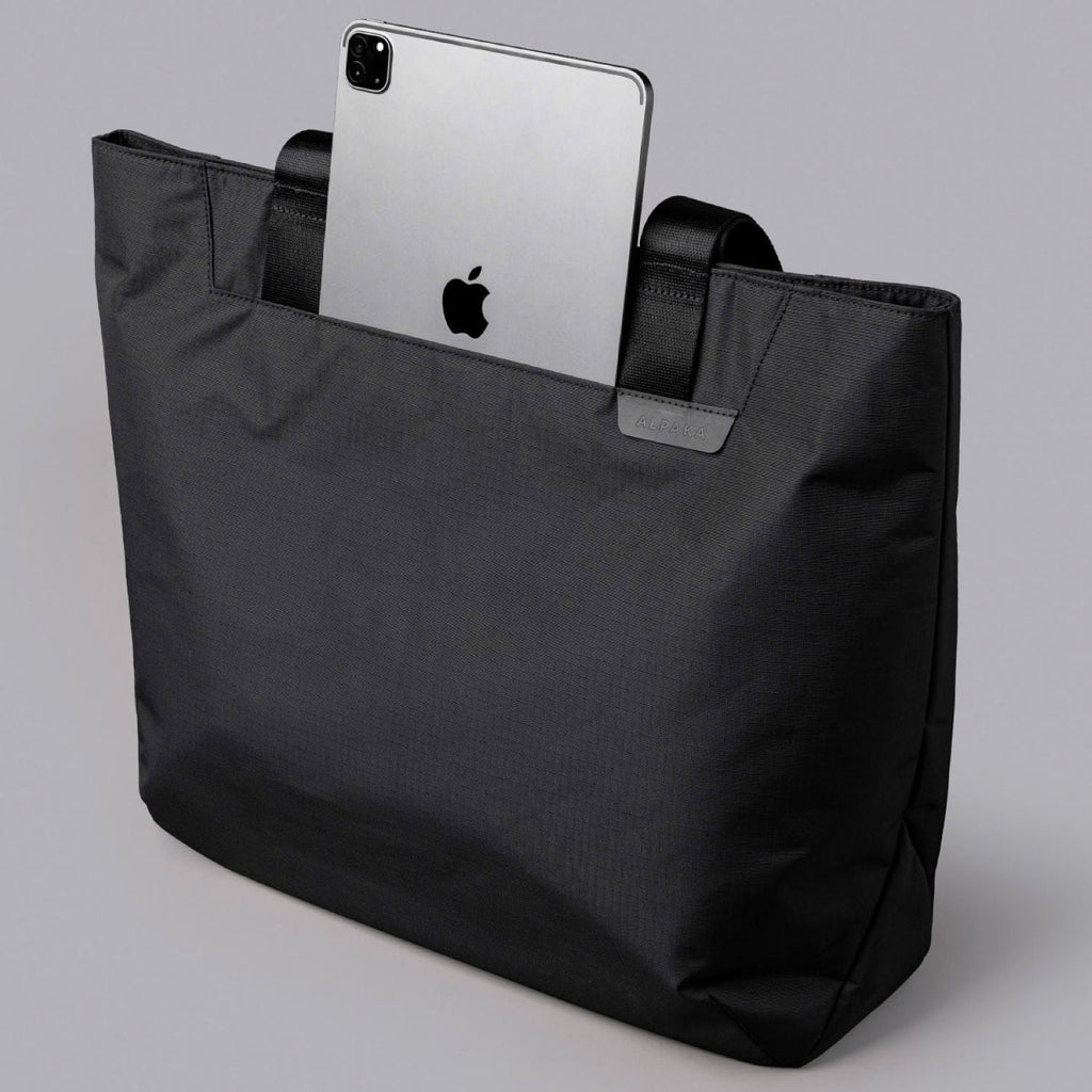 ALPAKA Elements Tote Bag (L) Axoflux 210D (Black/Grey)