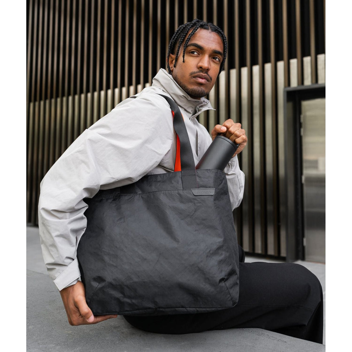 ALPAKA Elements Tote Bag (M) Ecopak EPLX200 (Black Knight)